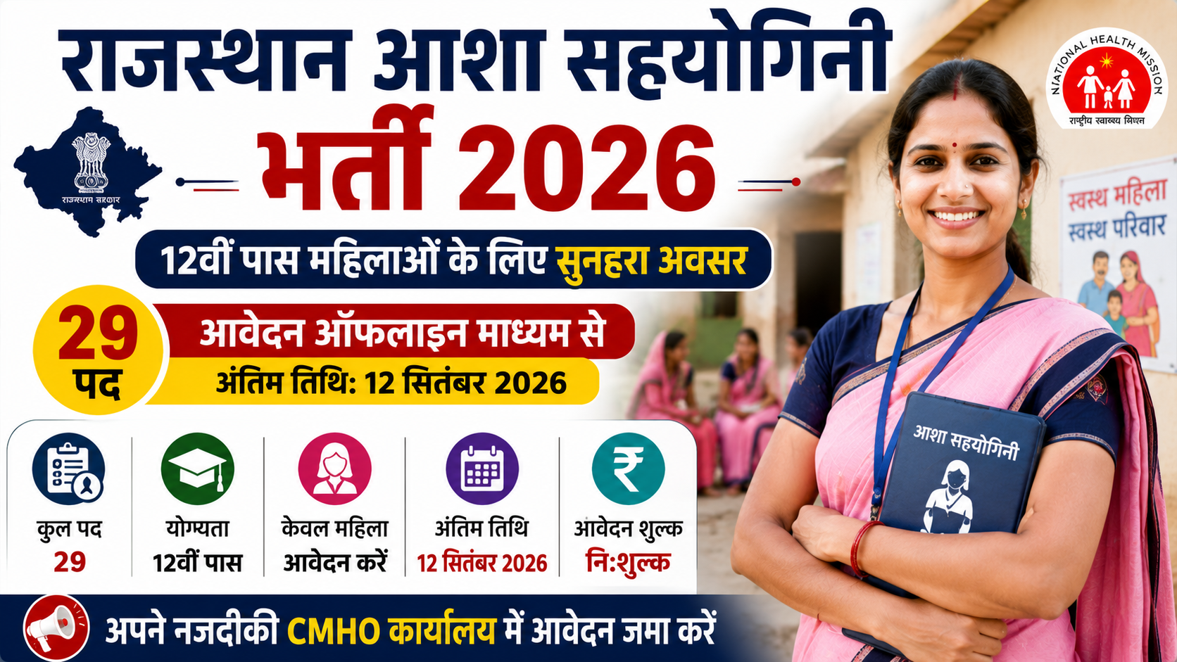 Rajasthan Asha Sahyogini Recruitment 2026