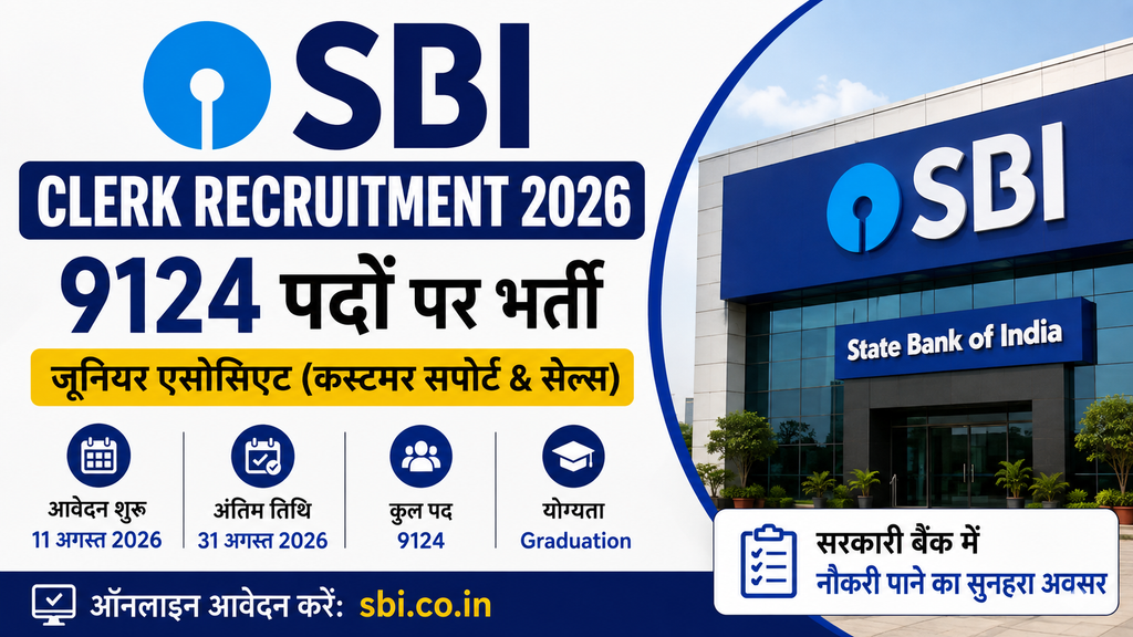SBI Clerk Recruitment 2026